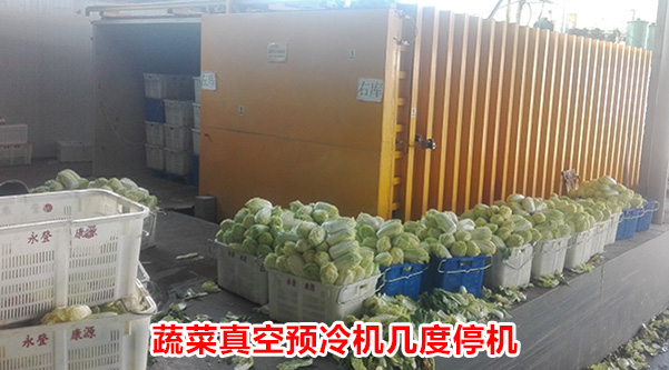 蔬菜真空预冷机几度停机 蔬菜真空预冷机几度停机